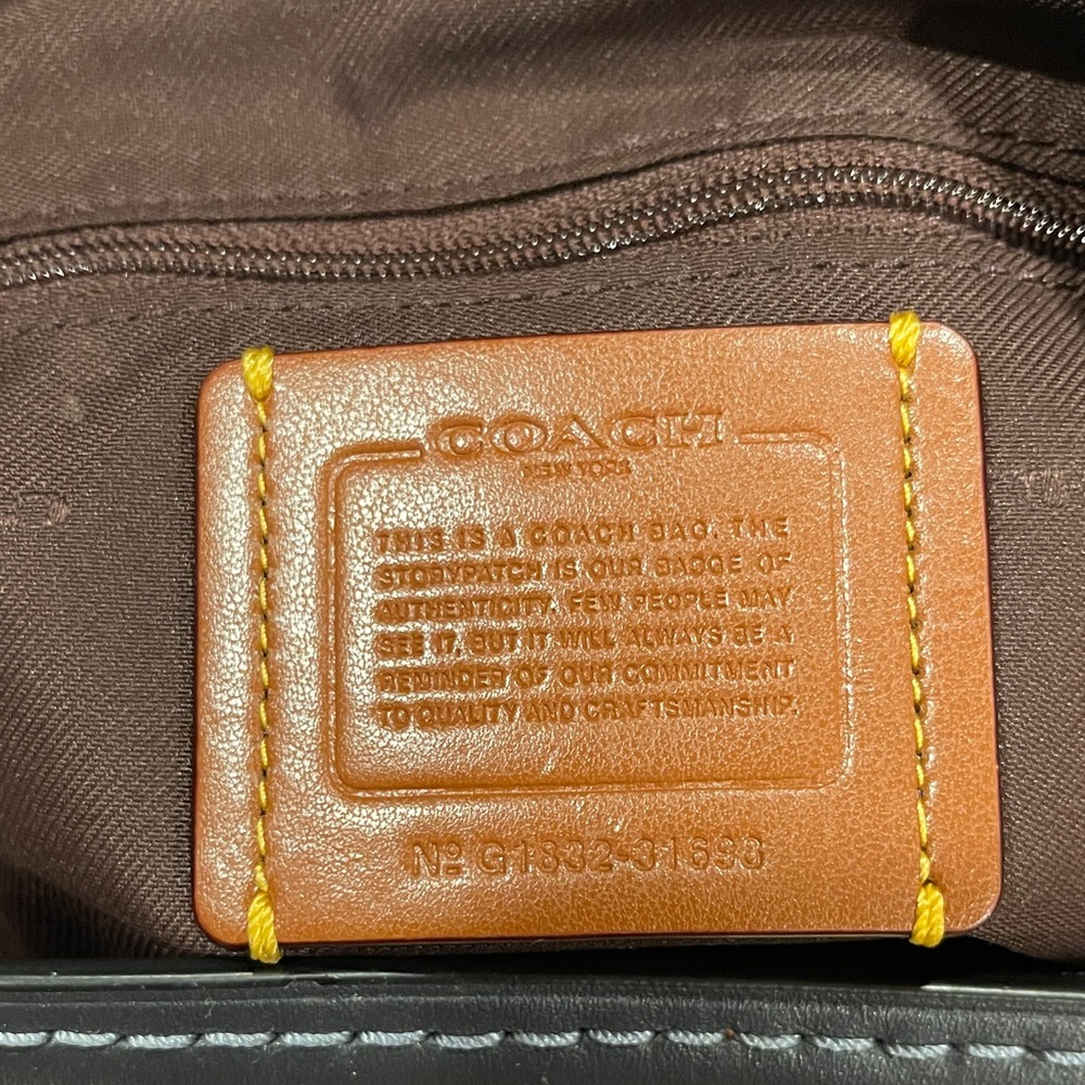 Coach Blue Shoulder Bag - Picture 4 of 5